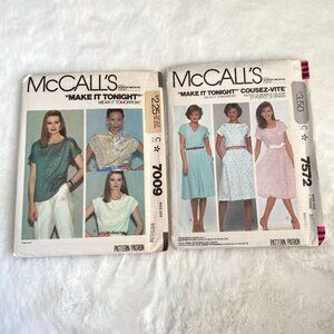 2 McCall's Sewing Patterns